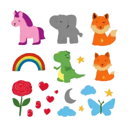 alle Wandsticker Farben Bild