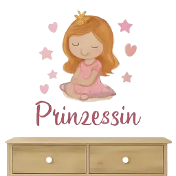 Wandsticker Mädchen Bild