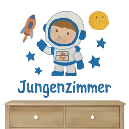Jungenzimmer Sticker Bild