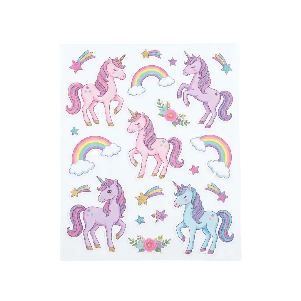 Mädchen Wandsticker Bild
