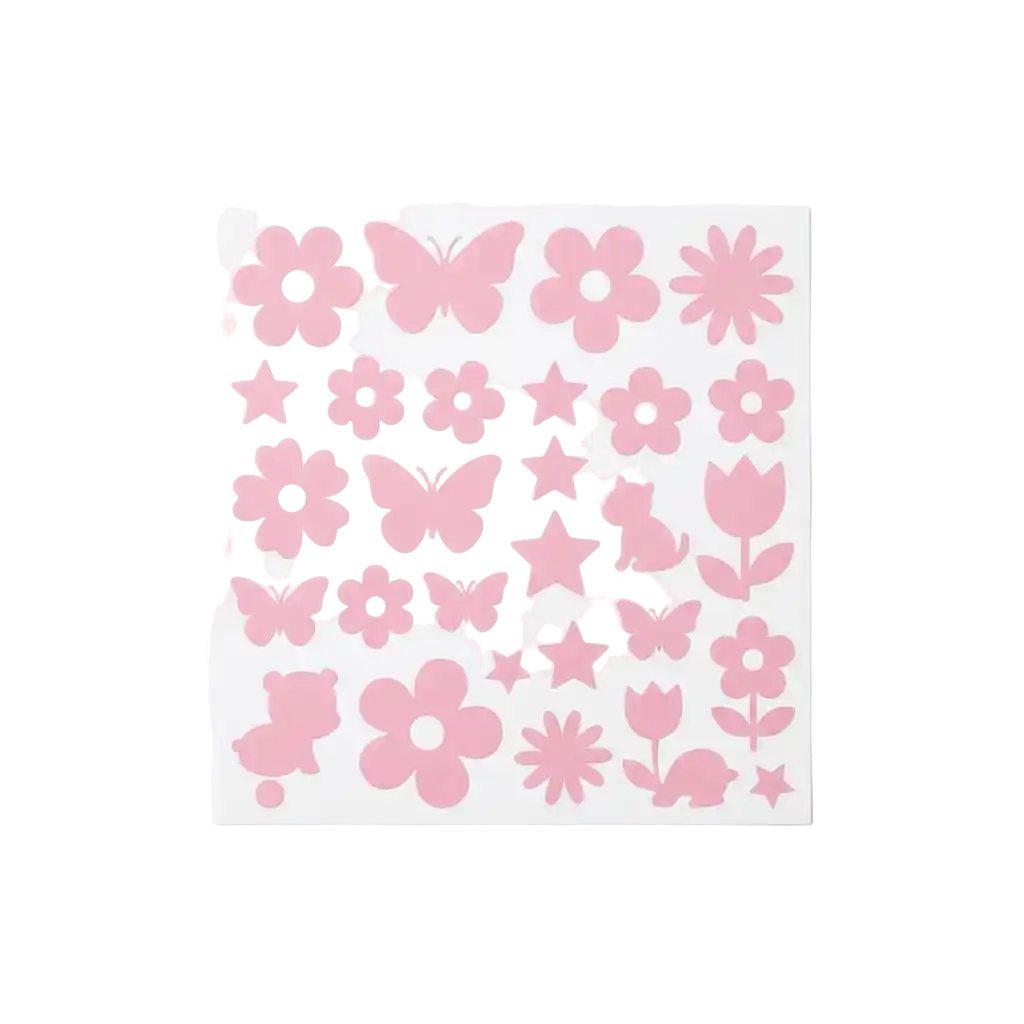 Wandgestaltung rosa & pink Bild