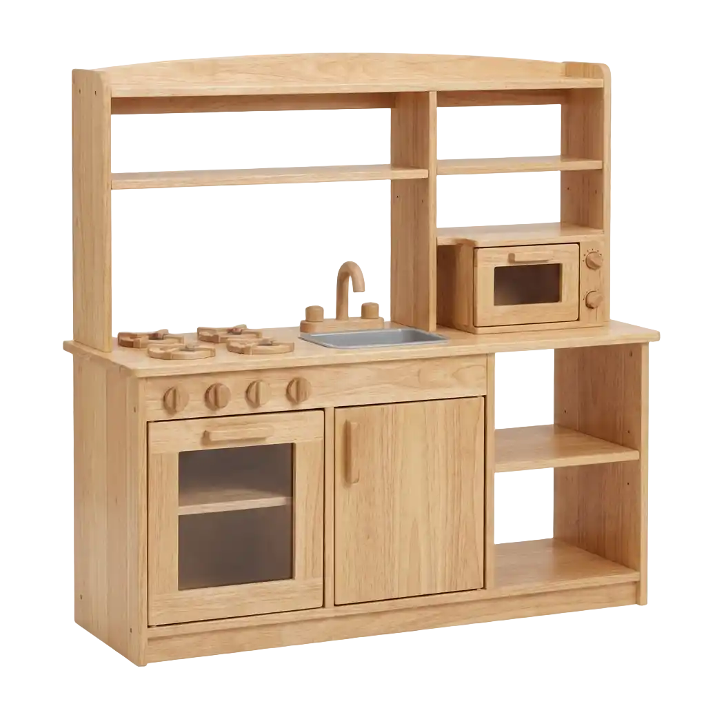 Holzspielzeug Küche Bild