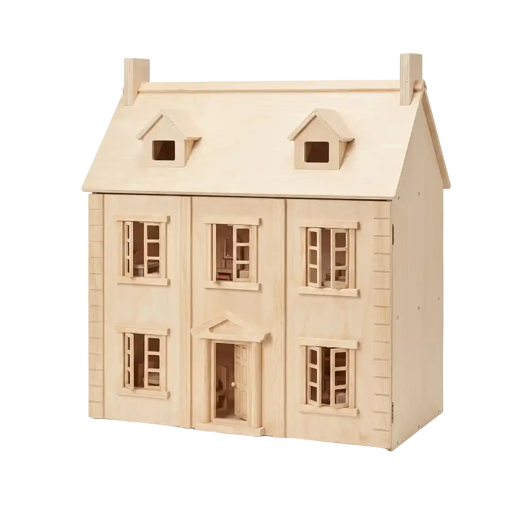 Holz Puppenhaus Bild