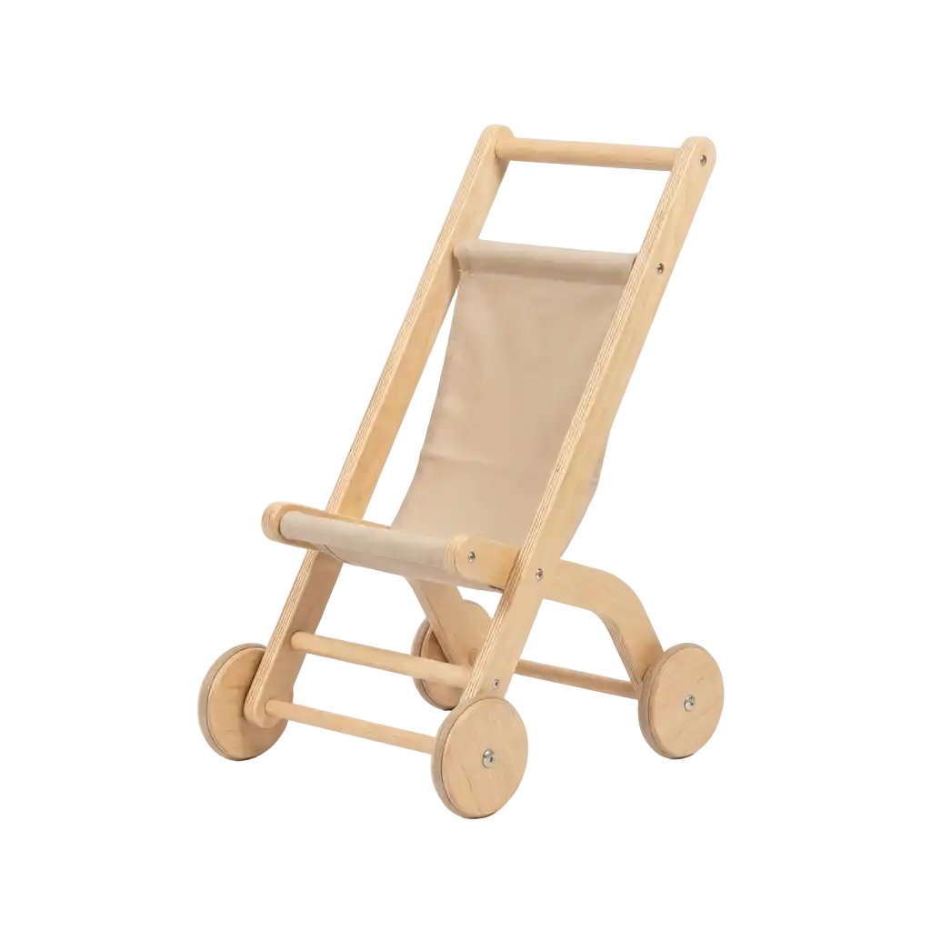 Holz Puppenwagen Bild
