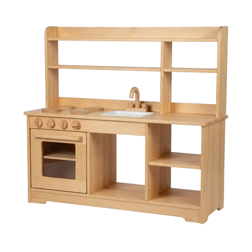 Spielküche Holz Bild