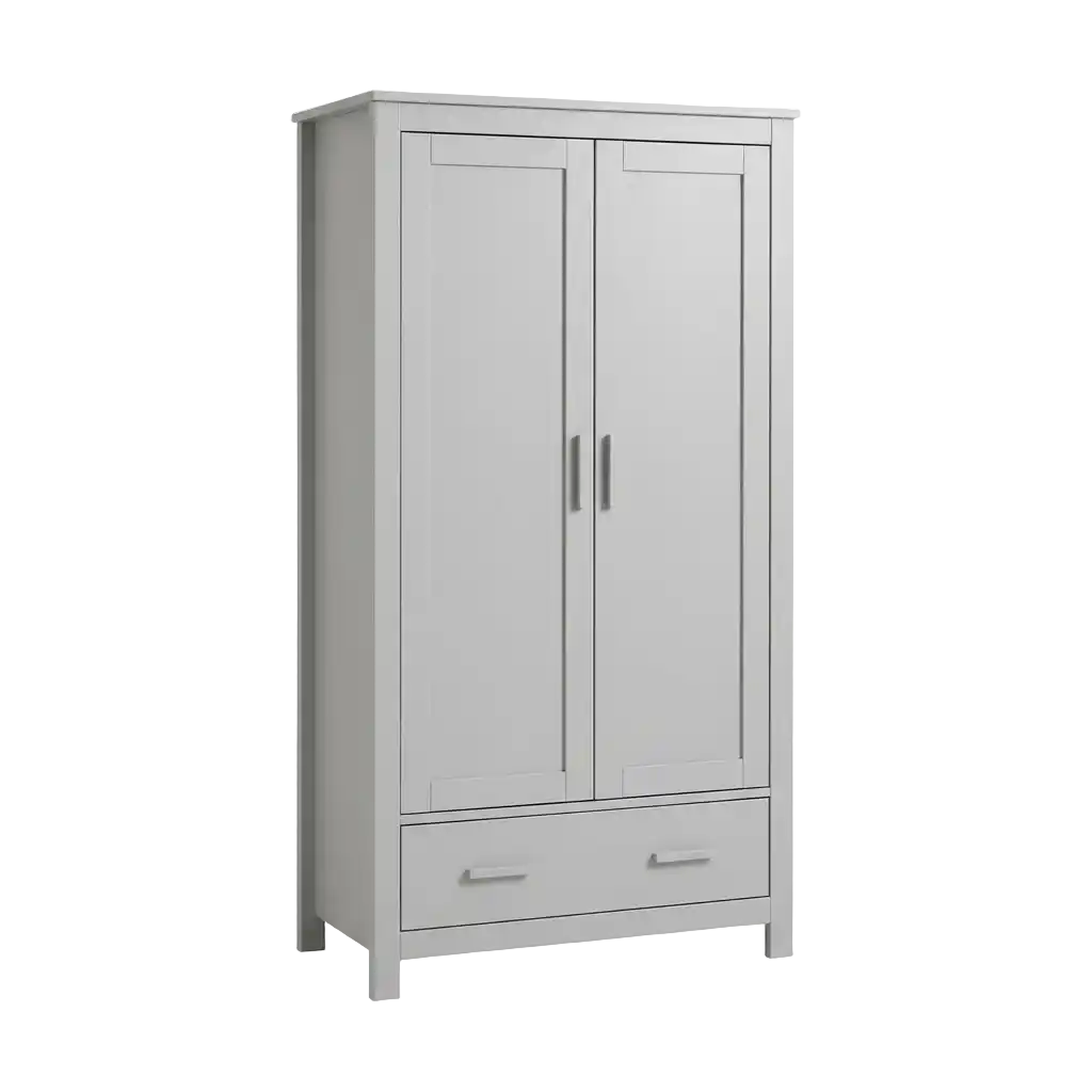Kleiderschrank grau Bild