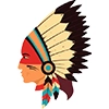 Kinderposter Indianer Bild
