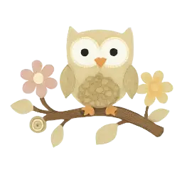 What a Hoot beige Bild
