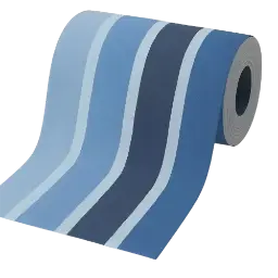 blaue Streifentapeten Bild