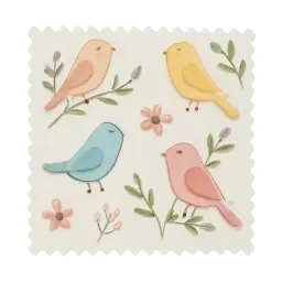 Kinderstoffe Vögel Bild