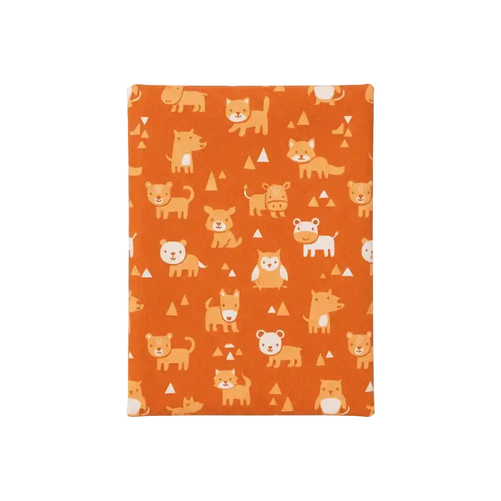 Kinderstoffe orange Bild