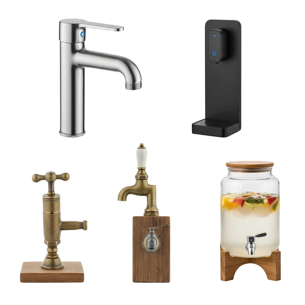 Wasserzapfsäulen, Wasserzapfstellen Bild