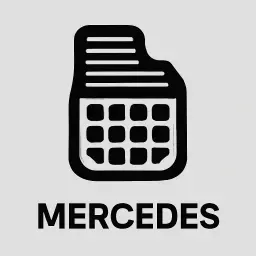 MERCEDES Fußmatten Bild