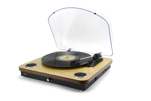 "Retro Plattenspieler mit USB, SD-Kartenslot und Bluetooth image"