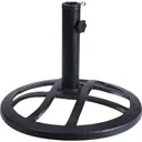 Pro Garten Sonnenschirm Basis - Gusseisen - 43 cm - Schwarz