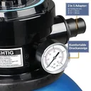 Sandfilteranlage 9.600 L / h mit Vorfilter