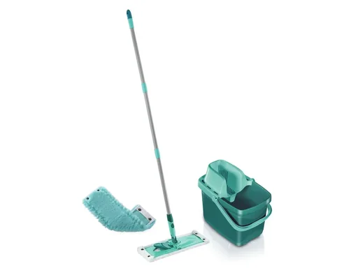 "Set Eimer 12 Liter mit Presssieb, Bodenwischer, Set "Combi M + Wischbezug static plus" image"