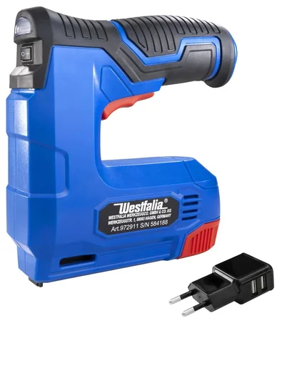 Akku Tacker Li-Ionen 4 Volt 1,5 Ah inklusive USB-Ladeadapter Set