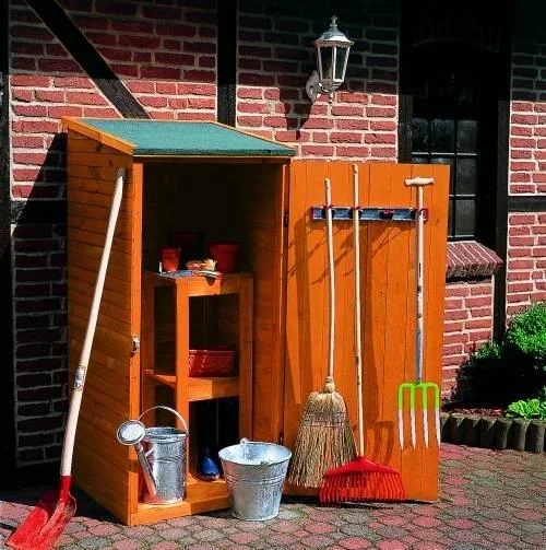 "Geräteschrank groß honigbraun image"