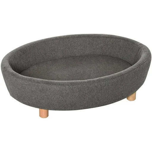 "Haustiersofa für Hunde und Katzen dunkelgrau image"