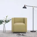 Sessel Würfel Stoff grün