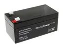 Blei Vlies Akku 12V, 3,4Ah, 4,8mm Anschluss, VdS