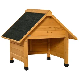 Wooden garage for robotic lawn mower, robot mower garage, carport for robotic lawn mower, sun and rain protection