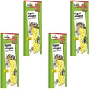 Luxan Fly Tape / Fliegenfalle / Klebestreifen mit Haken - ECO ungiftig - 4 STUKS