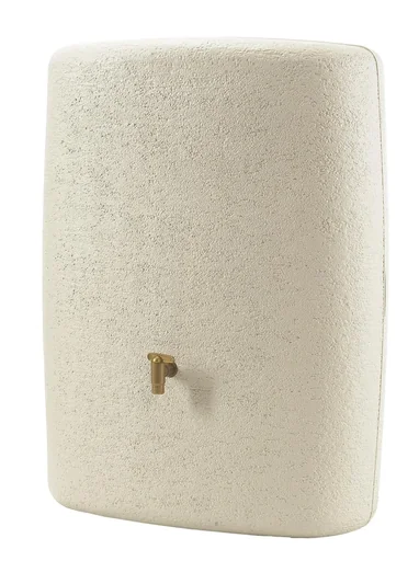"TERRA Wandtank / Regentonne 275 l, sandbeige, inkl. Auslaufhahn in Messingoptik image"