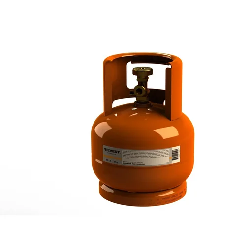 "Gasflasche 2kg, Kragen und Gehäuseanschluss image"