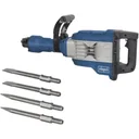 Abbruchhammer AB1900 - 1900W, 230-240V, 60J, Inkl. Koffer und 4 Meißel
