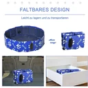 Hundepool mit Wasserablassventil blau