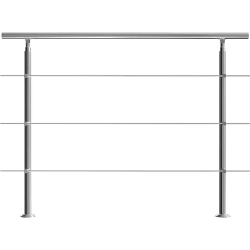 "Geländer - Edelstahl - 150 cm - 3 Pfosten image"