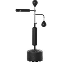 3-in-1 Boxstand mit 2 Speedbällen schwarz