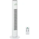 Turmventilator mit 3 Belüftungsstufen weiß
