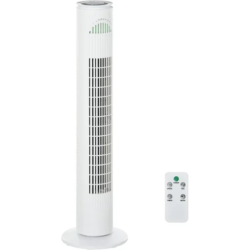 "Turmventilator mit 3 Belüftungsstufen weiß image"