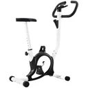 Heimtrainer mit Widerstandsbändern schwarz