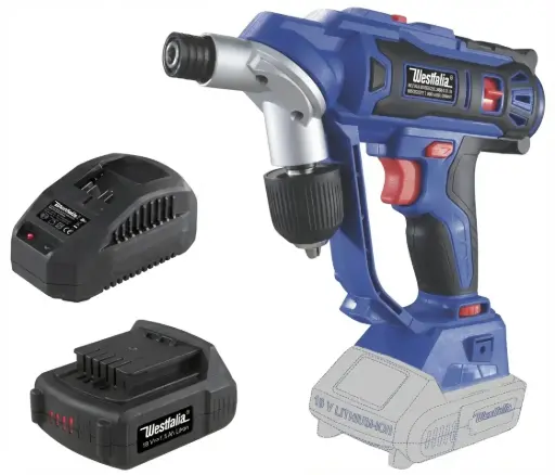Akku-Twin Drill 18 V Li-Ion ATD18 + Akku 18 V Li-Ion 1,5 Ah + Ladegerät ALG 18 V Li-Ion, 2,4 Ah