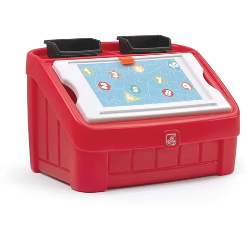 "2-in-1 Toy Box & Art Deckel image"