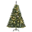 Künstlicher Weihnachtsbaum mit 120 LEDs grün