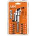 Winkel Schraubenkopf WB1 10 scr-Bits 11pc