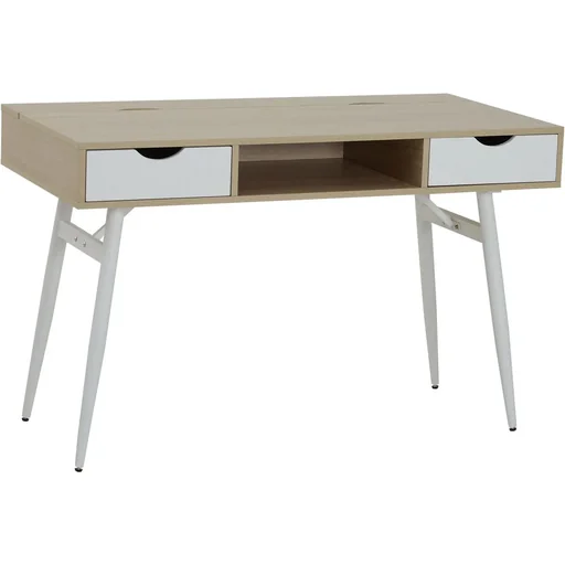 "Schreibtisch PC-Tisch Bürotisch Arbeitstisch Computertisch mit 2 Schubladen 120 x 60 x 76 cm image"