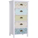 Schubladenkommode im Shabby Chic Look bunt