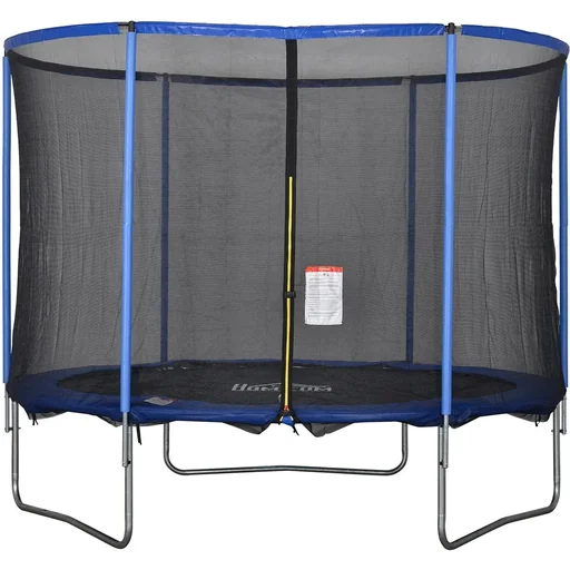 "Trampolin mit Sicherheitsnetz blau, schwarz image"
