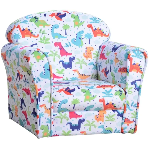 "Kindersessel Kindersofa Polstersessel Minisessel für Kinder im Urwald 3 9 Jahre Flanell + Holz + Schaumstoff 50 x 39 x 4 image"