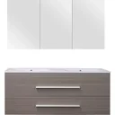 Badezimmermöbel Style 120cm - Gris Eiche