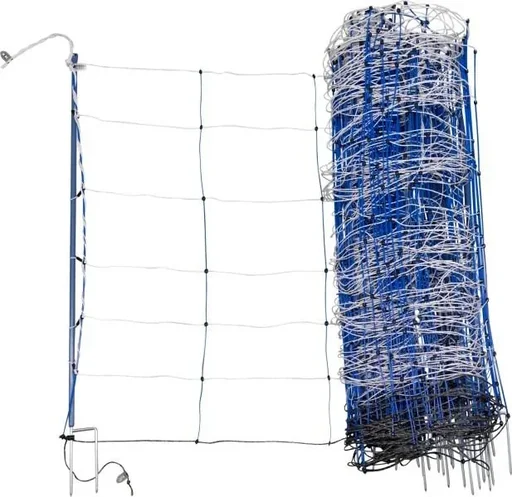 "TitanNet PremiumPlus, 50 m blau/weiß, 90 cm, Doppelspitz image"
