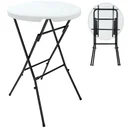 Bartbare Kunststoffklappbar Ø80cm weiß