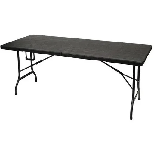 "Klapptisch - Campingtisch - Klapptisch - Holzoptik - 180 X 75 X 74 cm image"