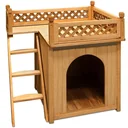 Hundehütte mit Balkon
